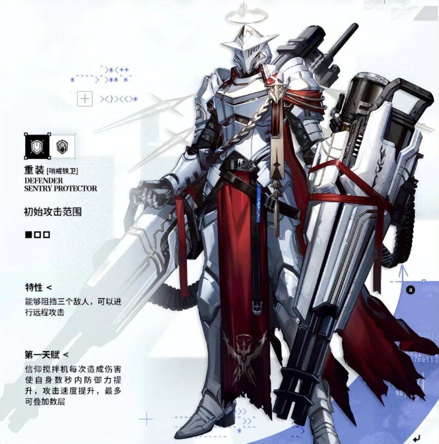 明日方舟：六星重装干员信仰搅拌机数据详解技能和天赋很搭配(图2)
