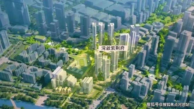 招商领玺四期的花园独具特色与优势。整个小区采用围合式布局(图4)