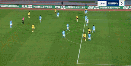 半场-青岛西海岸0-0深圳新鹏城西海岸开场20秒两中框深圳0射正(图2)